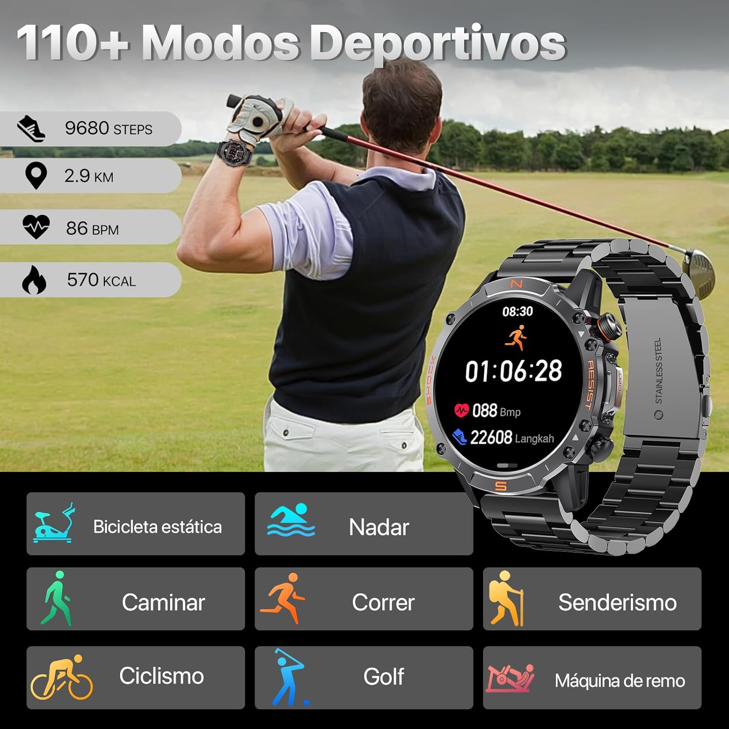 WalkerFit M6 Ultra Reloj Inteligente