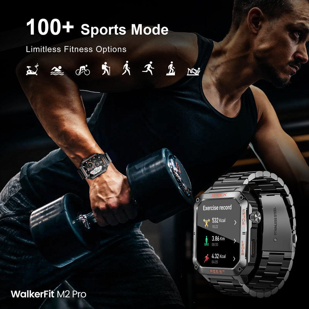 WalkerFit M2 ULTRA Rugged Reloj Inteligente